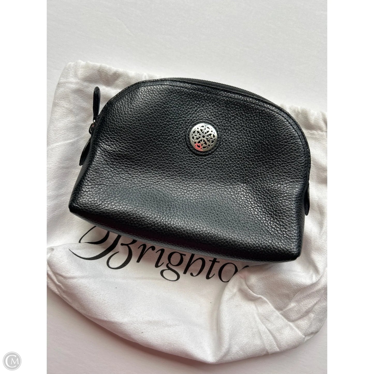 Makeup Bag Leather By Brighton, Size: Small
