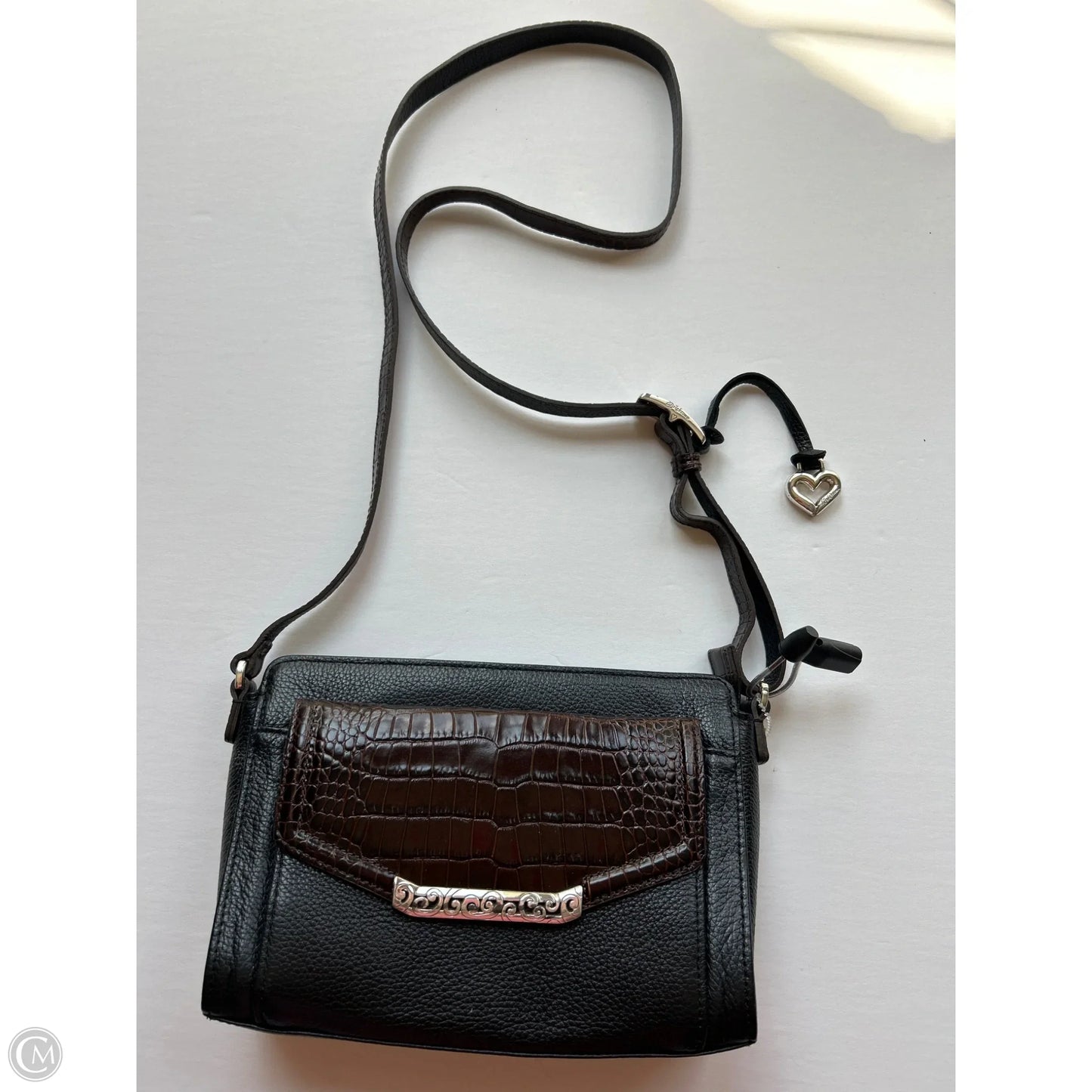 Crossbody Leather By Brighton, Size: Medium