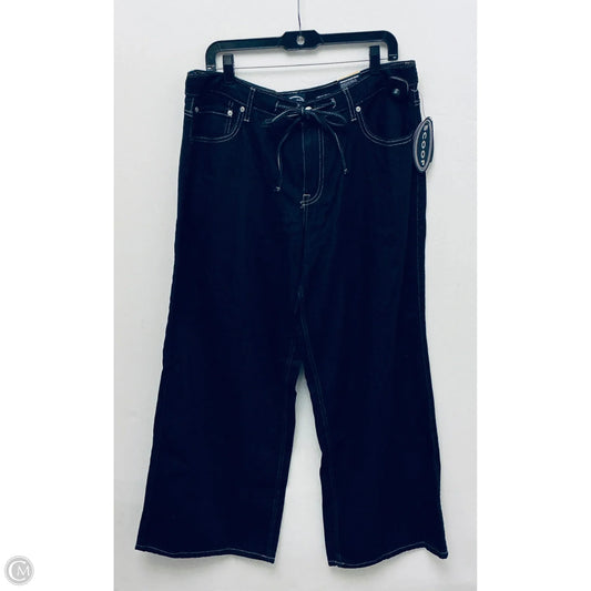 Jeans Wide Leg By Scoop In Blue Denim, Size: 14