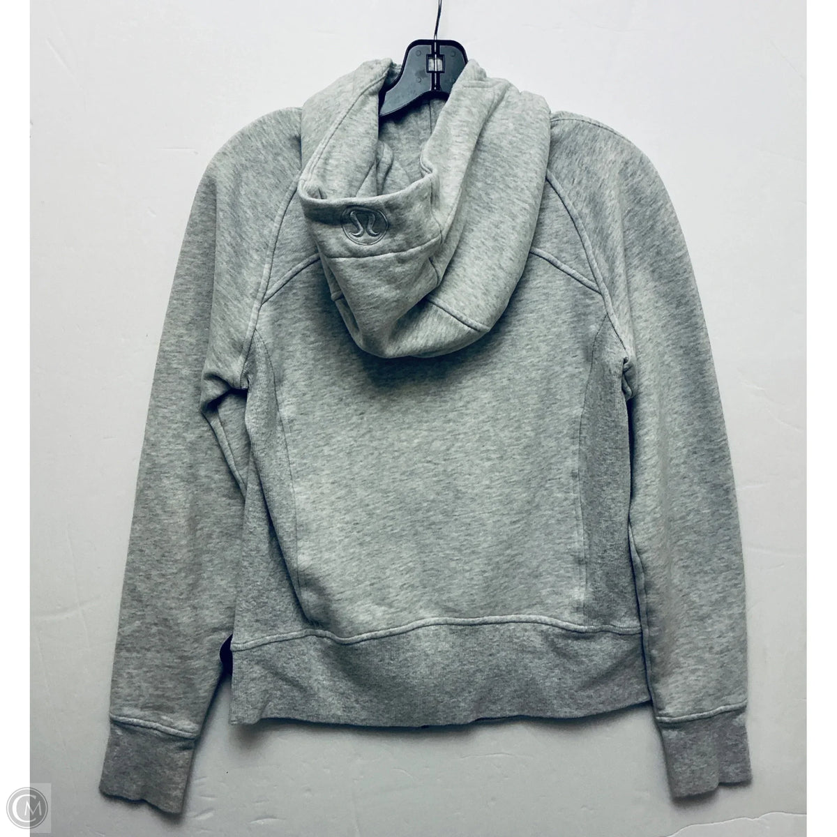 Athletic Jacket By Lululemon In Grey, Size: 8