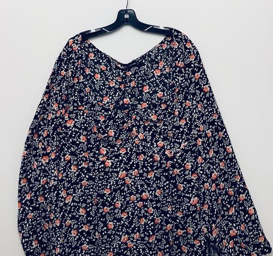 Dress Casual Maxi By Pretty Little Thing In Floral Print, Size: 2x