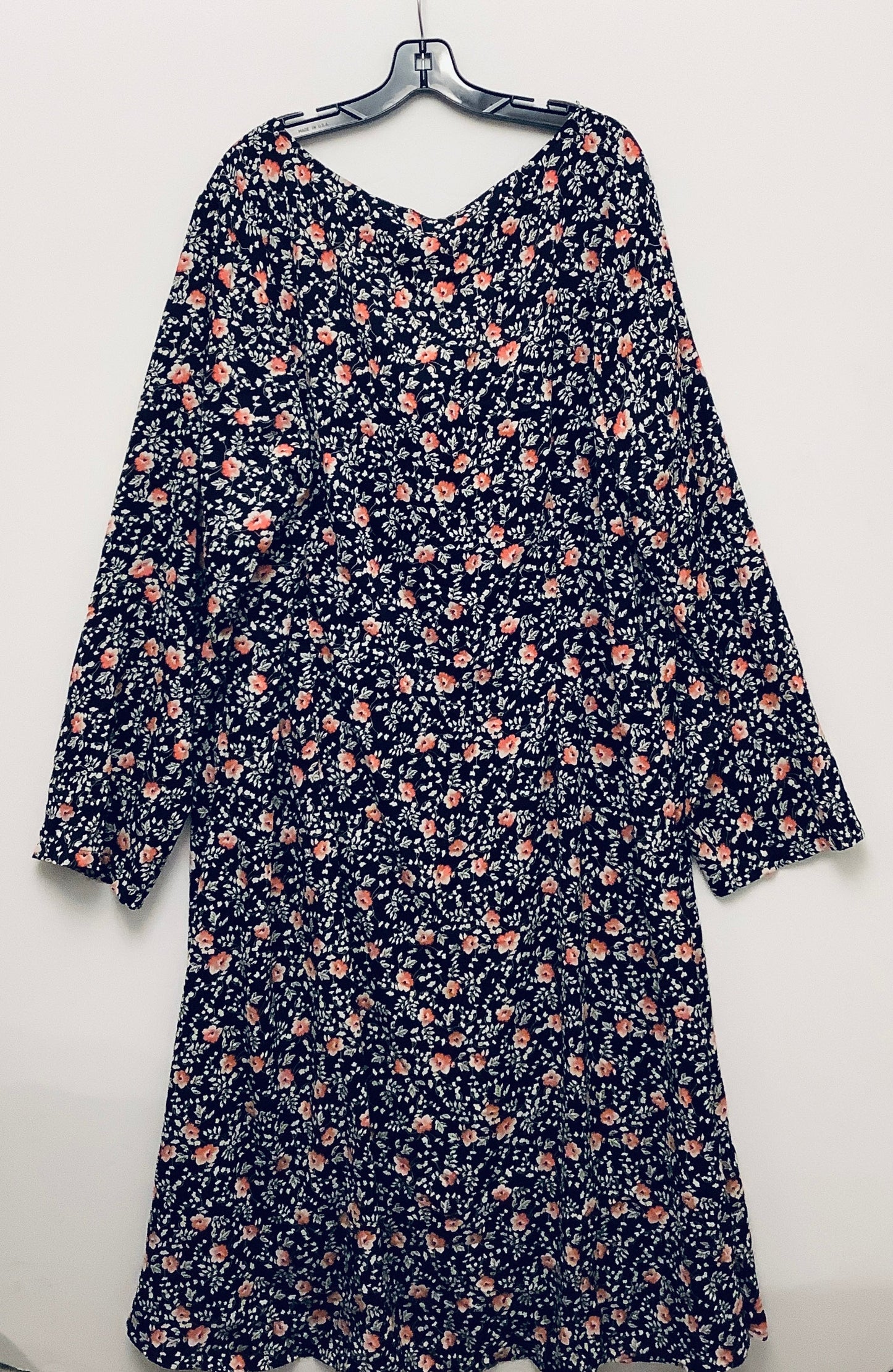 Dress Casual Maxi By Pretty Little Thing In Floral Print, Size: 2x