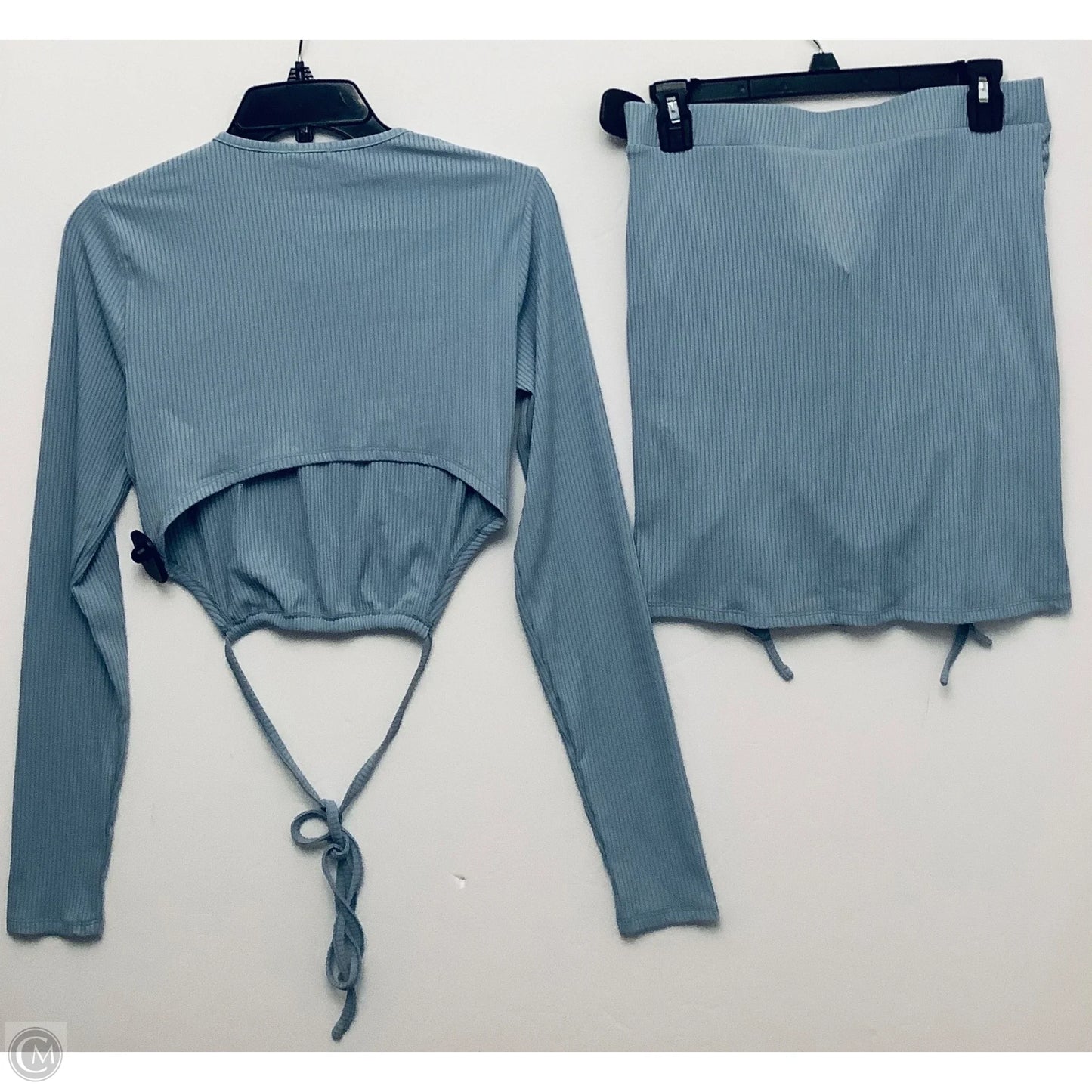 Skirt Set 2pc By Le Lis In Blue, Size: L