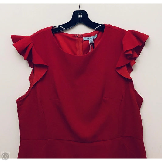 Dress Work By She + Sky In Red, Size: 2x