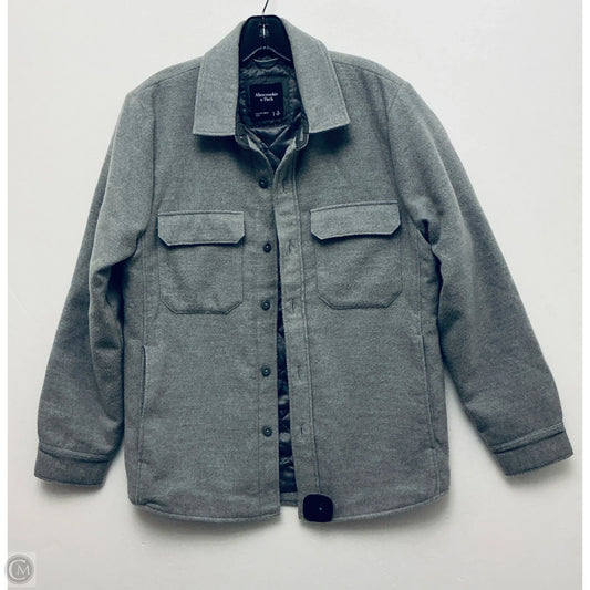 Coat Wool By Abercrombie And Fitch In Grey, Size: S