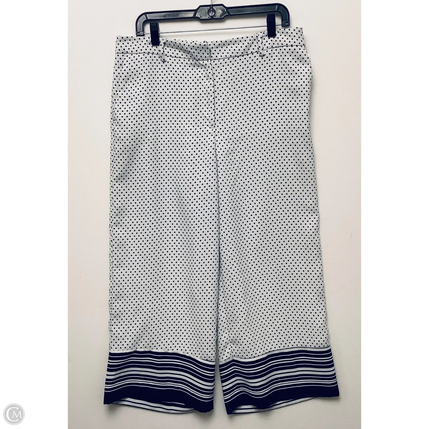 Pants Wide Leg By Ann Taylor In Polkadot Pattern, Size: 10