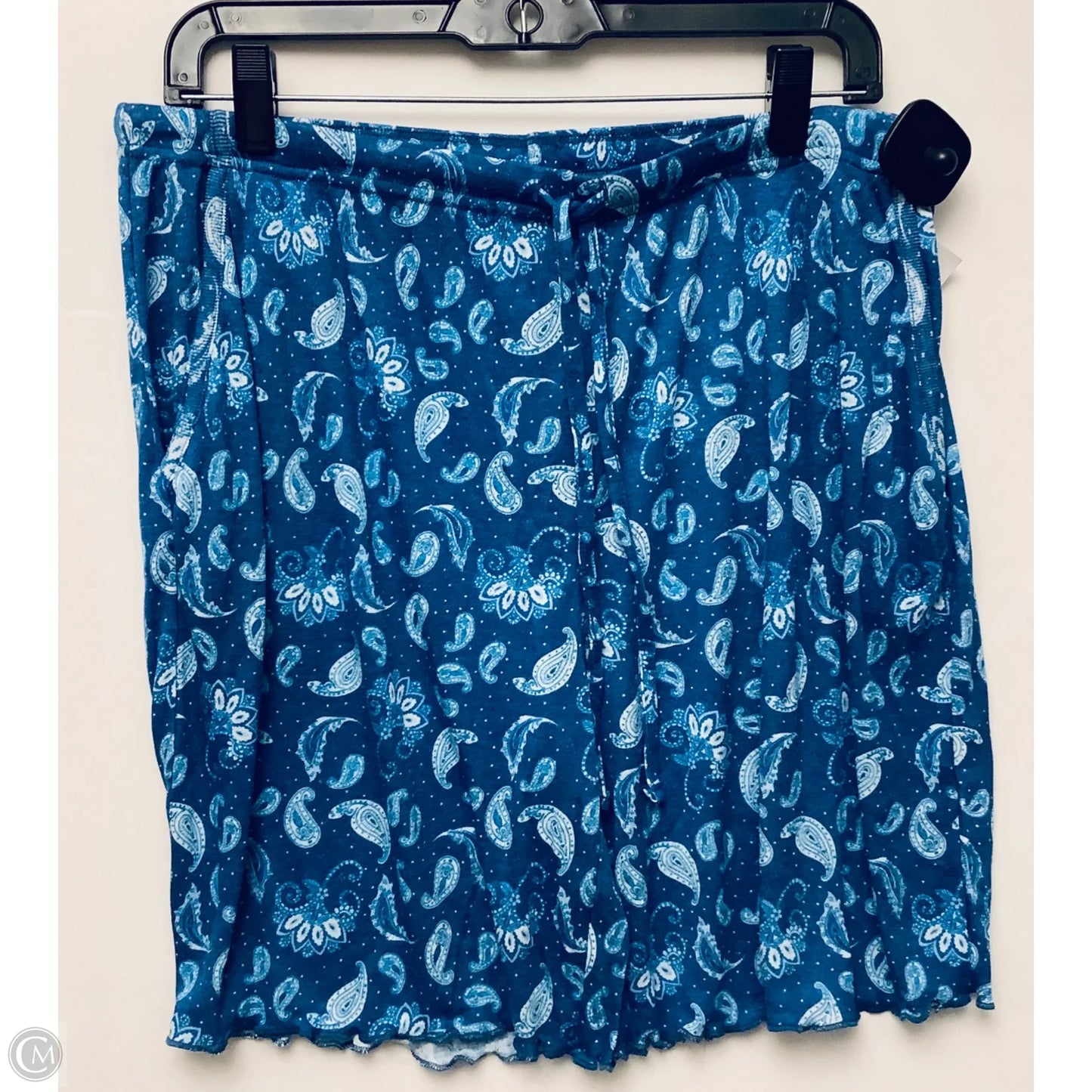 Pajamas 2pc By Muk Luks In Blue, Size: L
