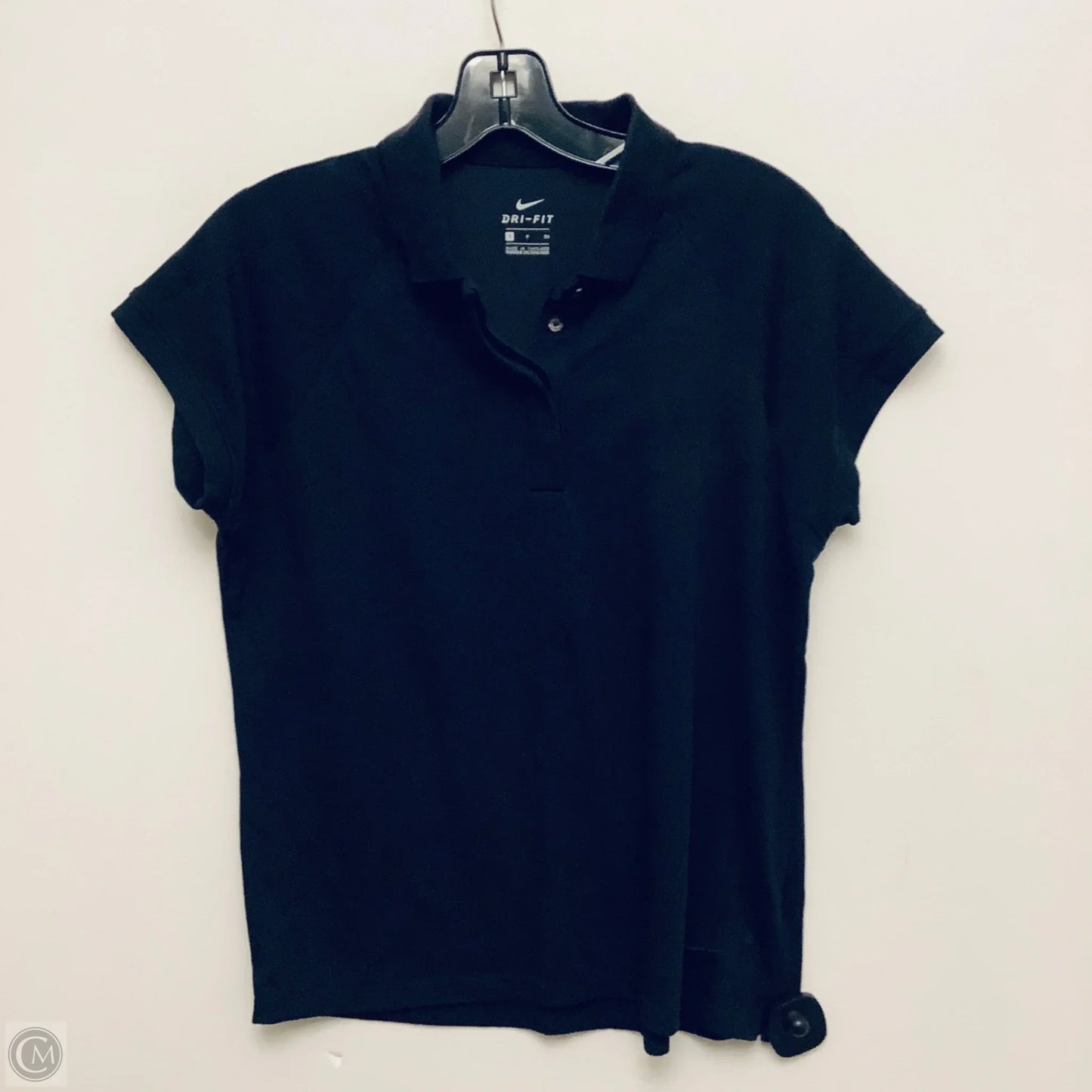 Top Short Sleeve By Nike Apparel In Black, Size: S