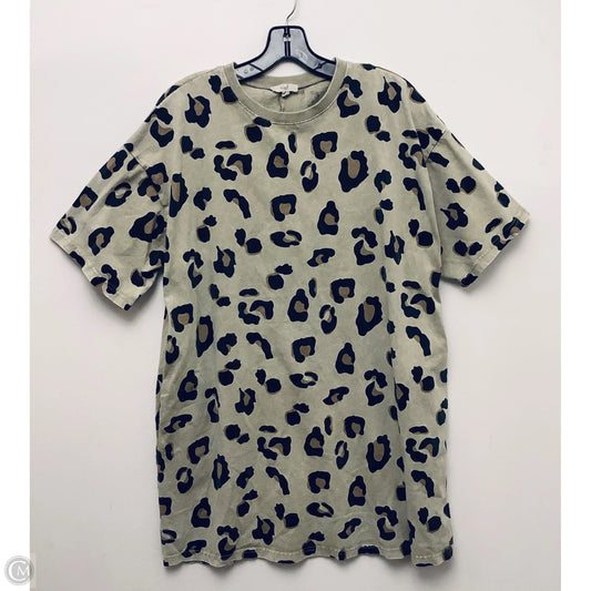 Top Short Sleeve By Easel In Animal Print, Size: S