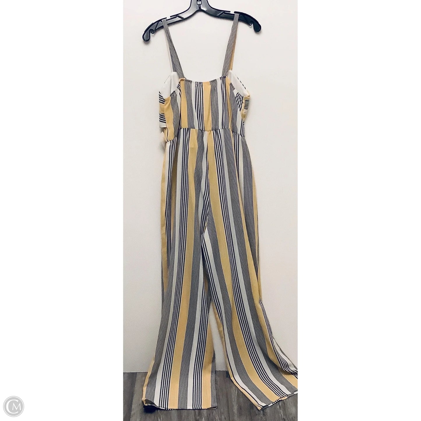 Jumpsuit By Bailey Blue In Striped Pattern, Size: M