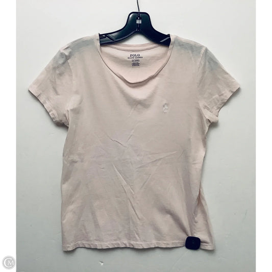 Top Short Sleeve Basic By Polo Ralph Lauren In Pink, Size: M