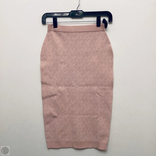 Skirt Midi By Michael By Michael Kors In Pink, Size: Xxs