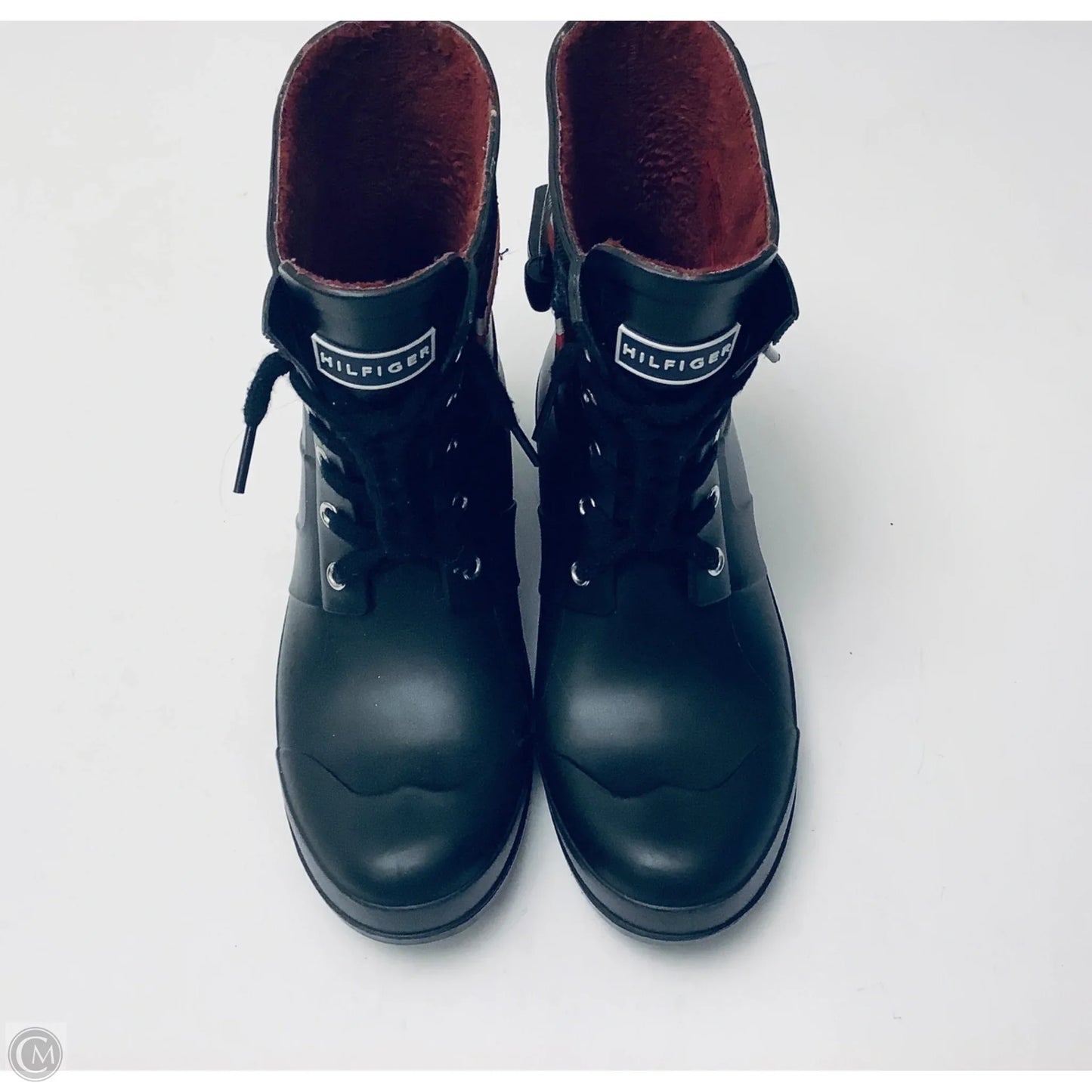 Boots Rain By Tommy Hilfiger In Black, Size: 7