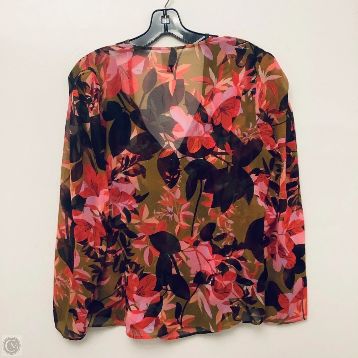 Top 2pc Long Sleeve By Cabi In Pink, Size: M