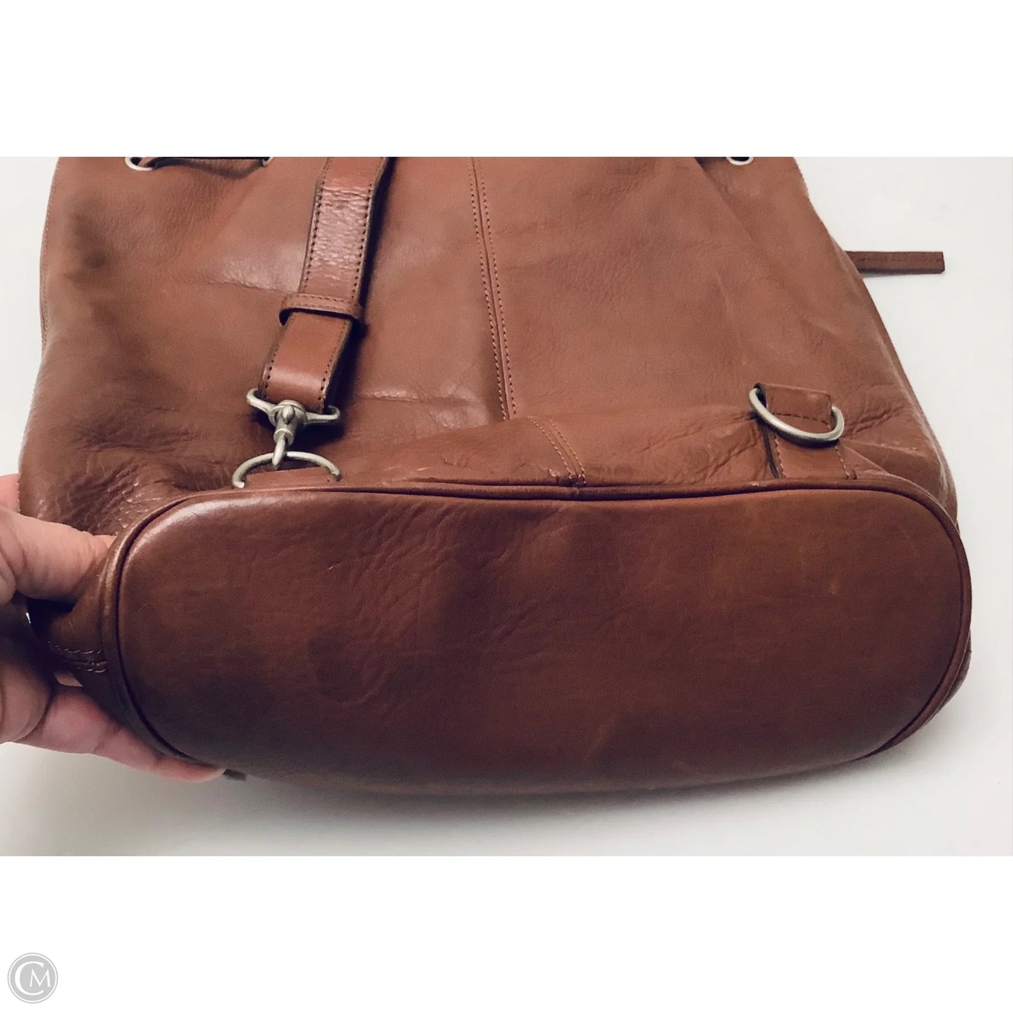 Handbag Leather By Sundance, Size: Medium