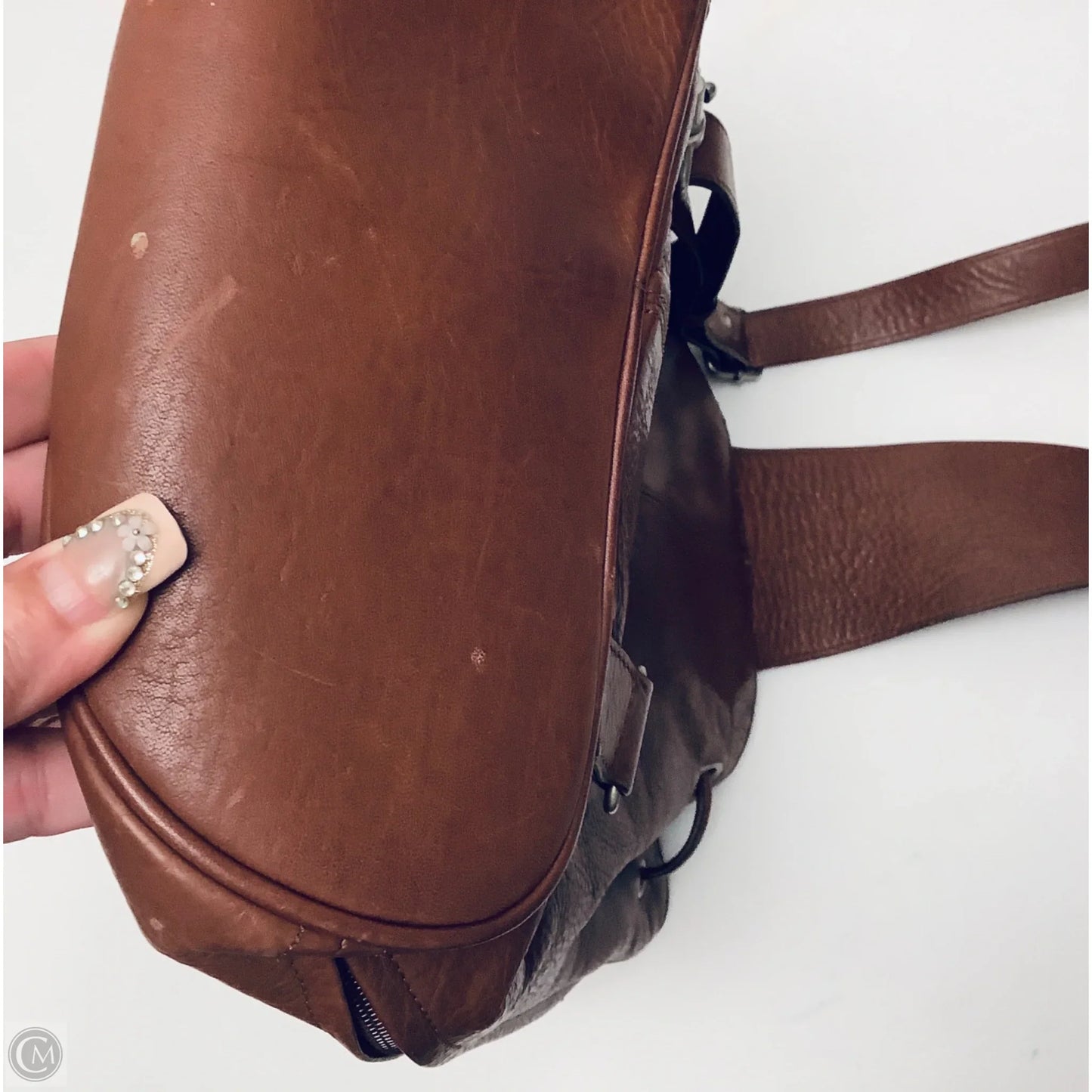 Handbag Leather By Sundance, Size: Medium