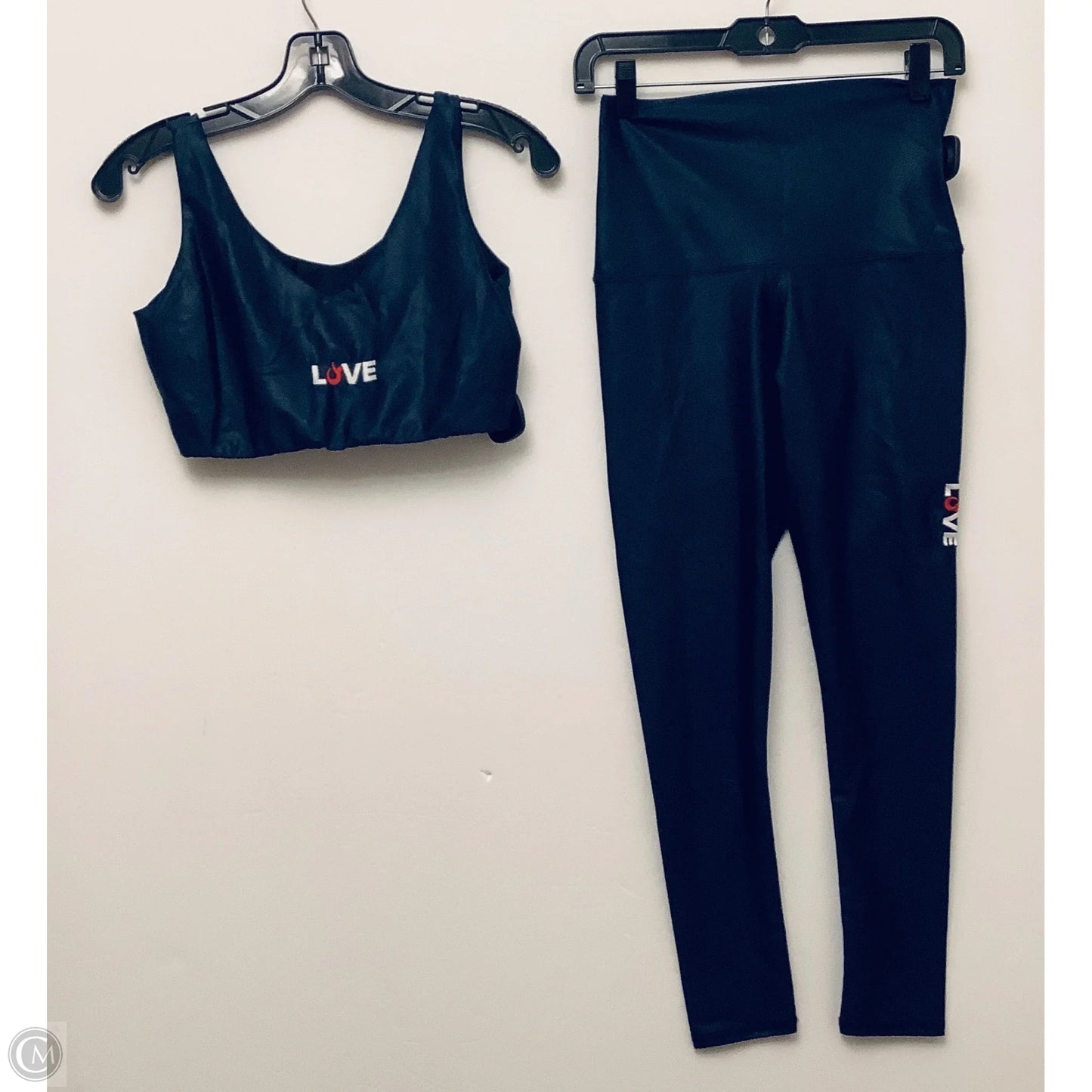 Athletic Pants 2pc By Clothes Mentor In Navy, Size: M