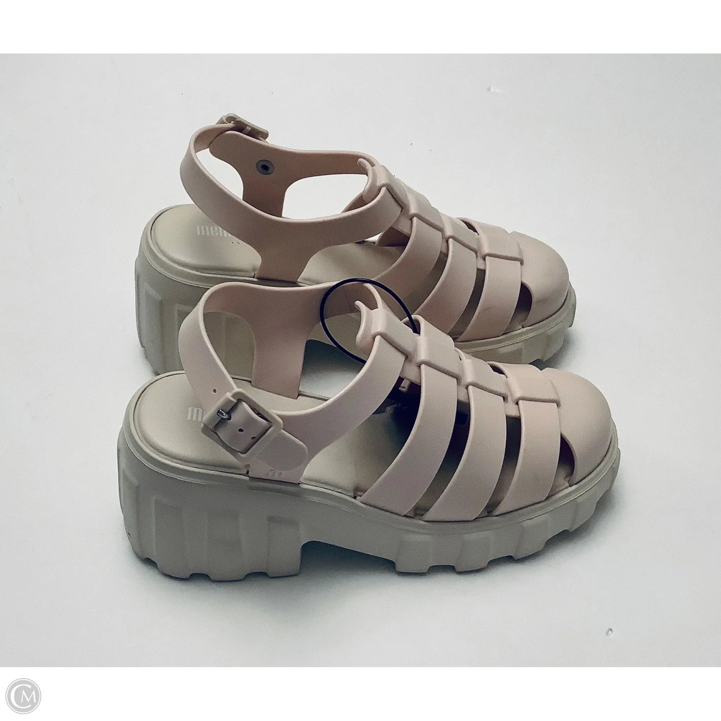 Shoes Heels Platform By Clothes Mentor In Cream, Size: 8