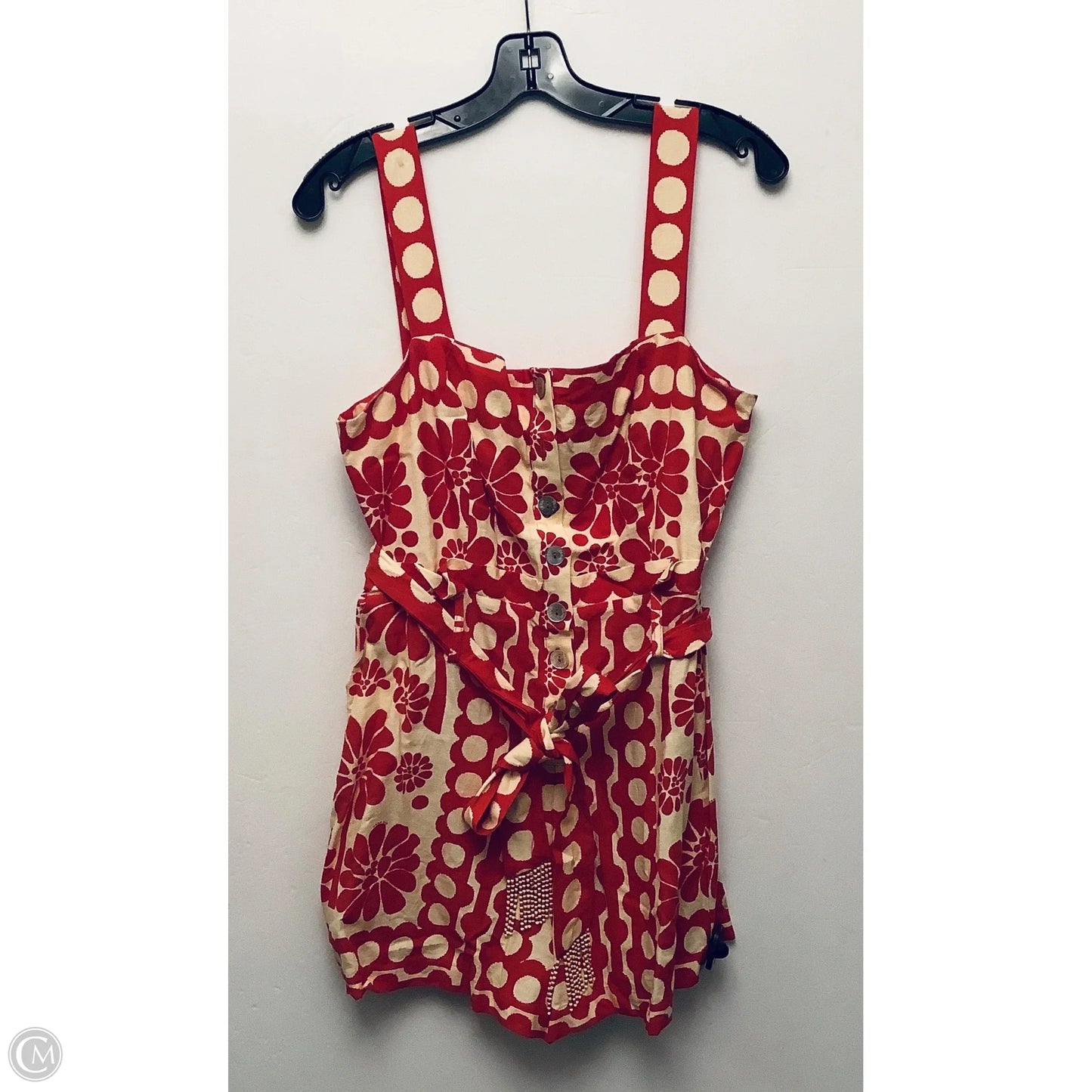 Romper By Farm Rio In Red, Size: L