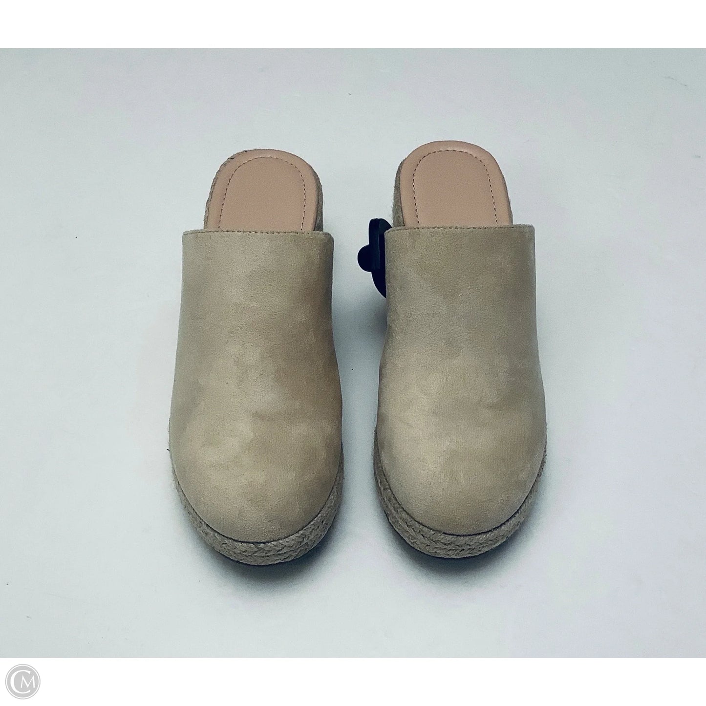 Shoes Heels Wedge By Clothes Mentor In Tan, Size: 8.5