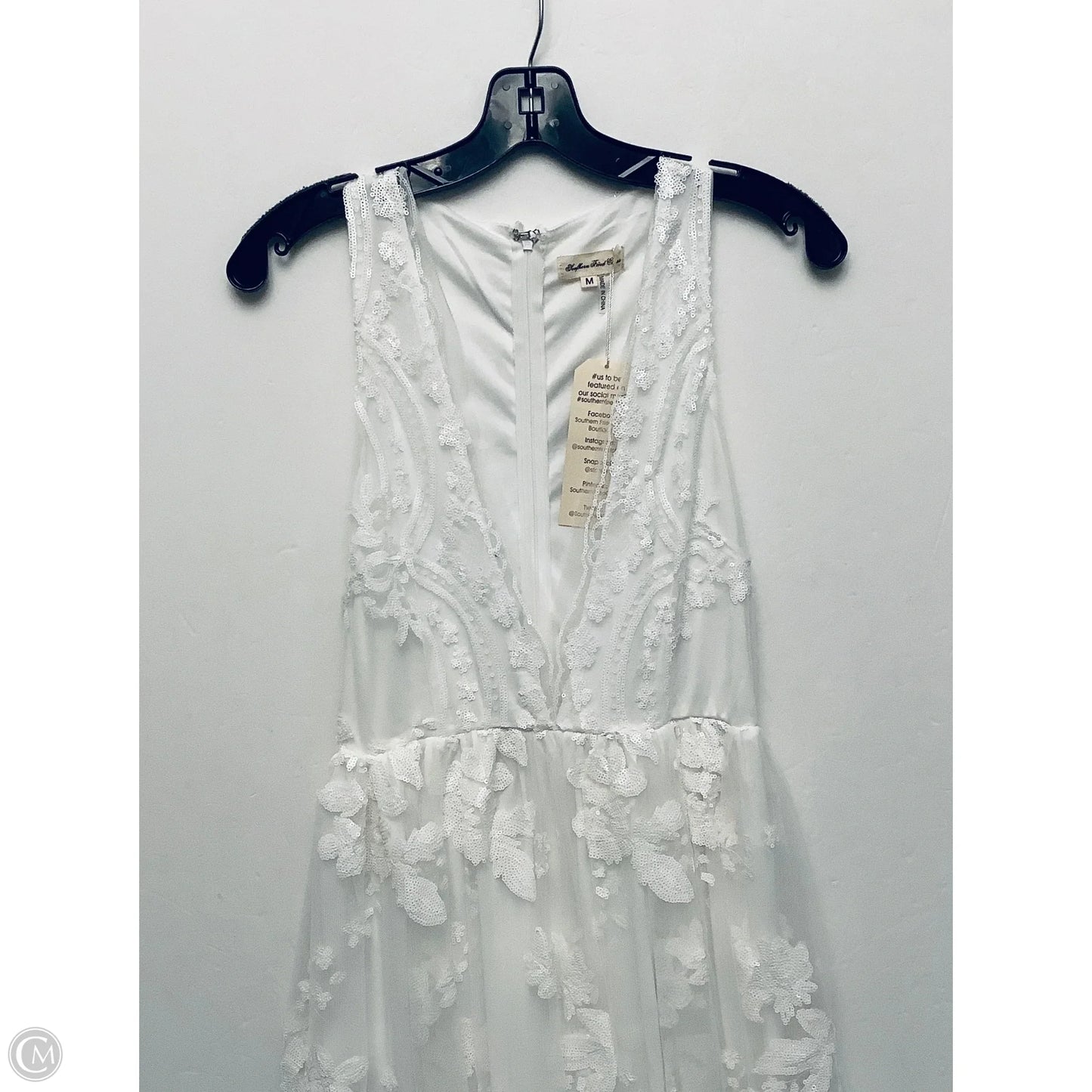 Dress Party Long By Cmc In White, Size: M