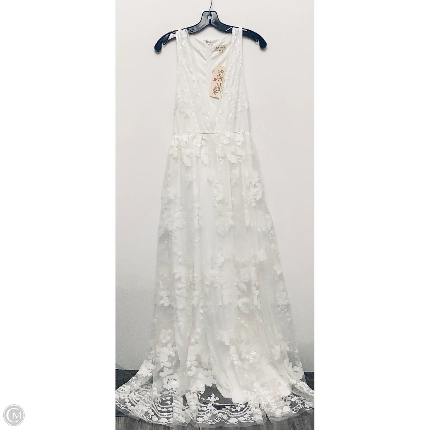 Dress Party Long By Cmc In White, Size: M