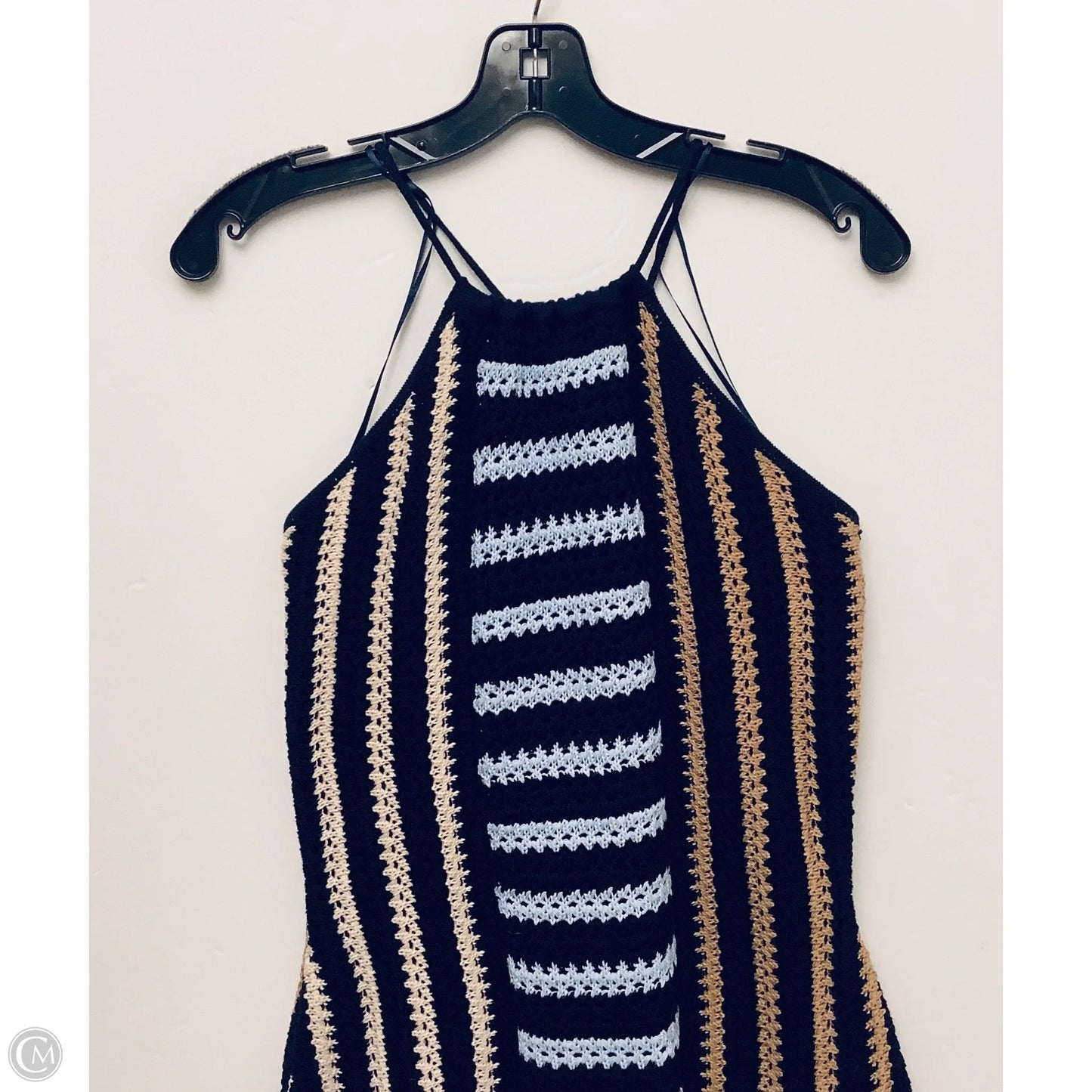 Dress Casual Short By Vestique In Striped Pattern, Size: L