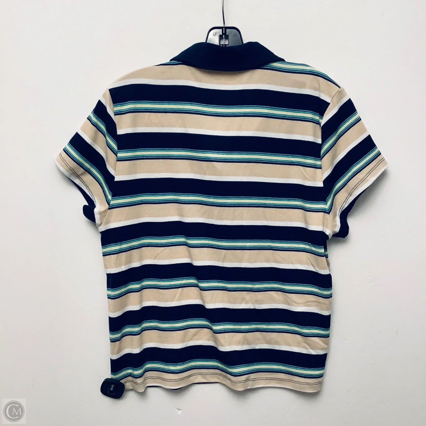 Top Short Sleeve By American Eagle In Striped Pattern, Size: Xxl