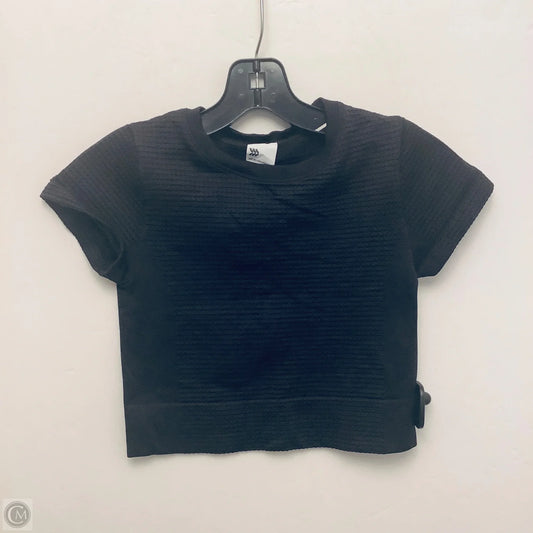 Athletic Top Short Sleeve By All In Motion In Black, Size: Xs