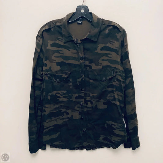 Top Long Sleeve By Sanctuary In Camouflage Print, Size: S