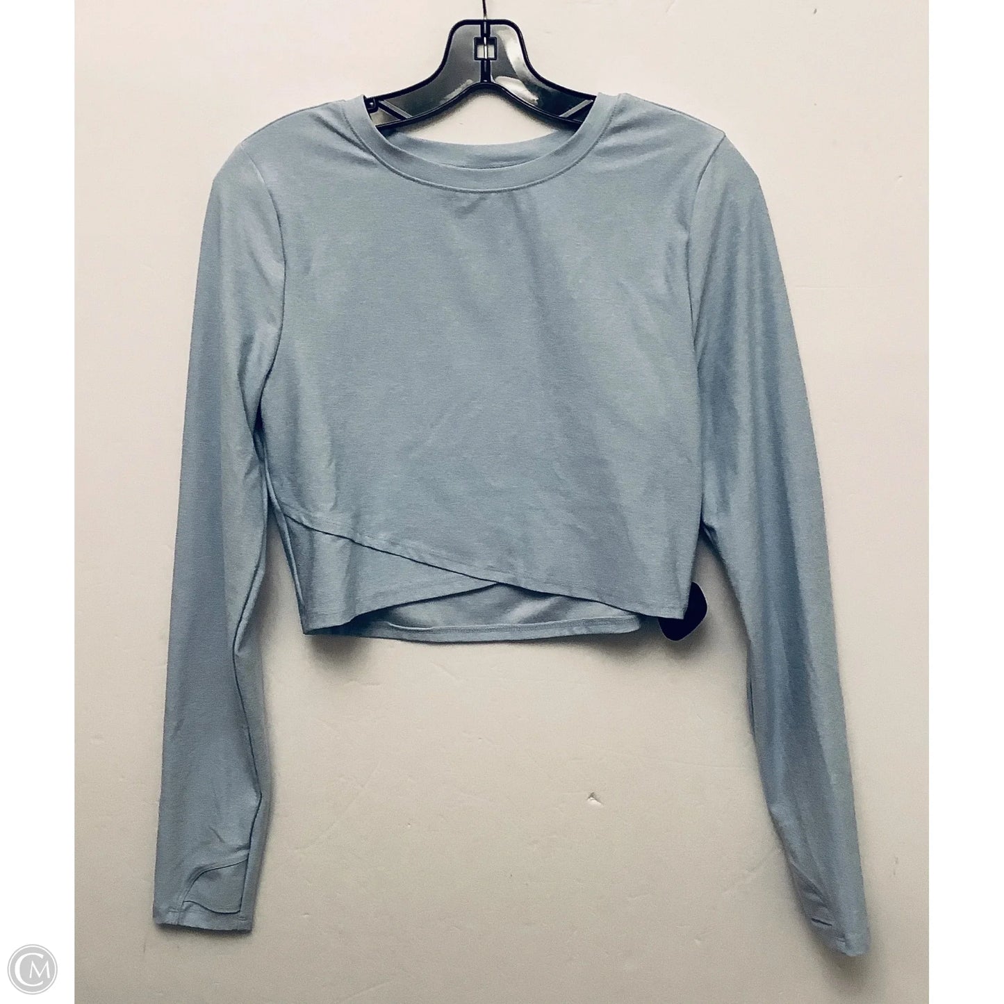 Athletic Top Long Sleeve Crewneck By Clothes Mentor In Blue, Size: L