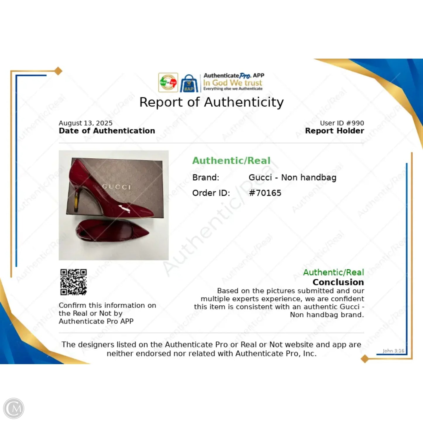 Shoes Luxury Designer By Gucci In Red, Size: 9.5