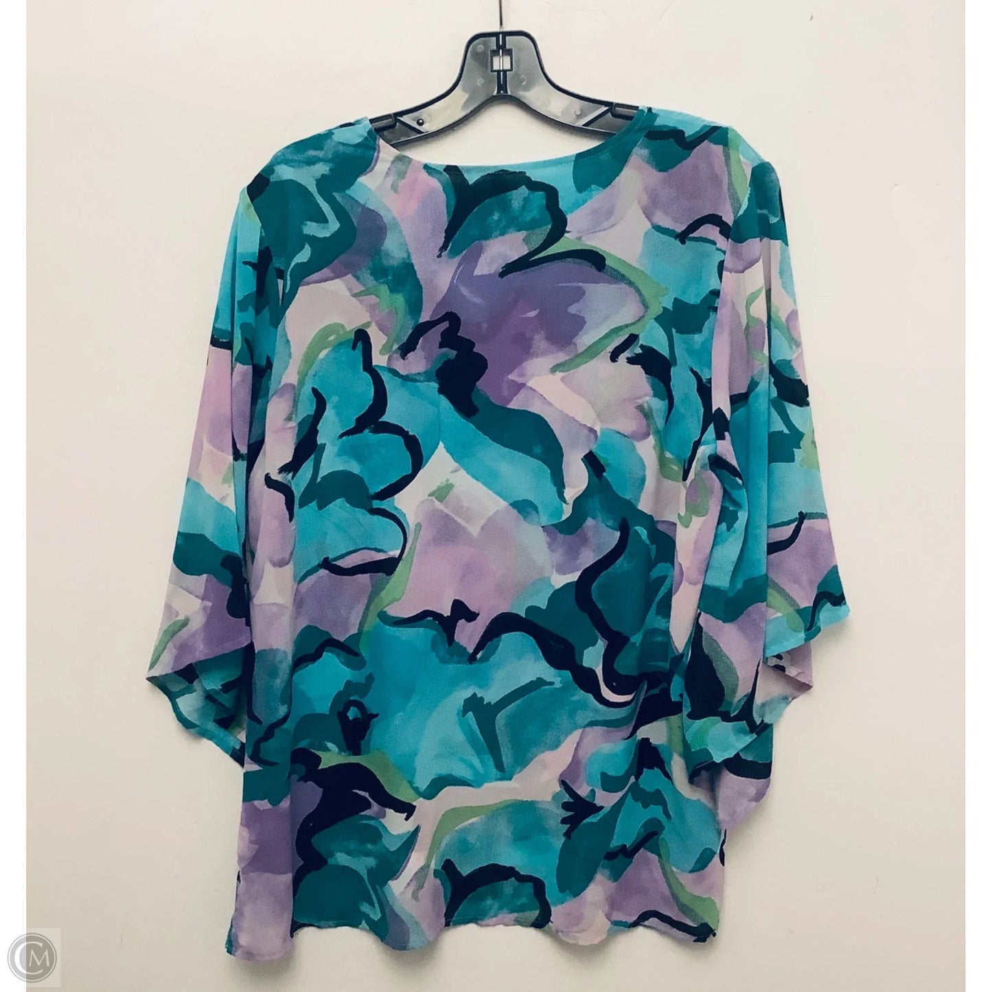 Top Long Sleeve By Clothes Mentor In Floral Print, Size: M