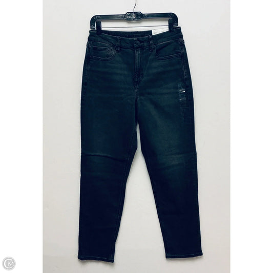 Jeans Boyfriend By American Eagle In Black Denim, Size: 8