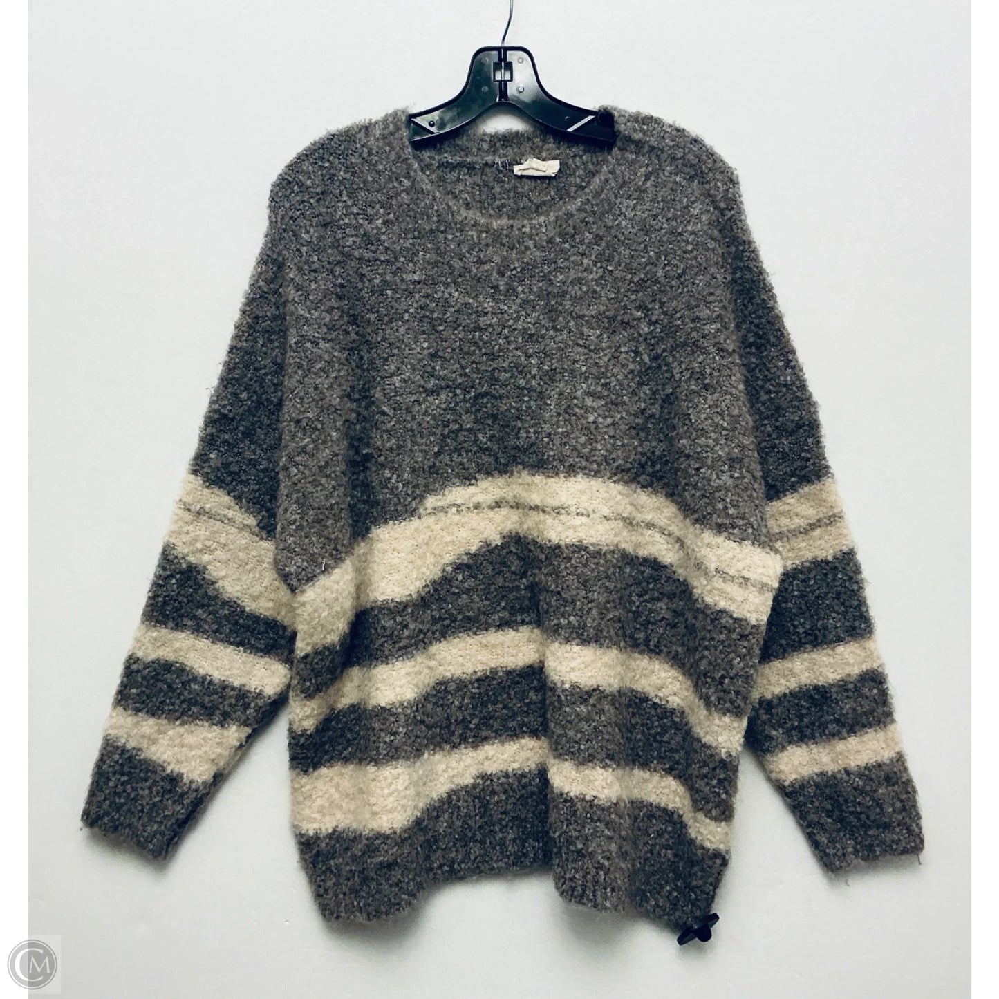 Sweater By 143 Story In Brown & Cream, Size: 2x