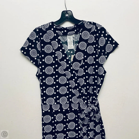 Dress Casual Midi By Boden In Black & White, Size: Xl