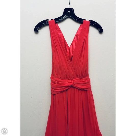 Dress Party Long By Calvin Klein In Pink, Size: S