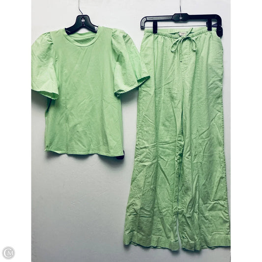 Pants Set 2pc By A New Day In Green, Size: Xs