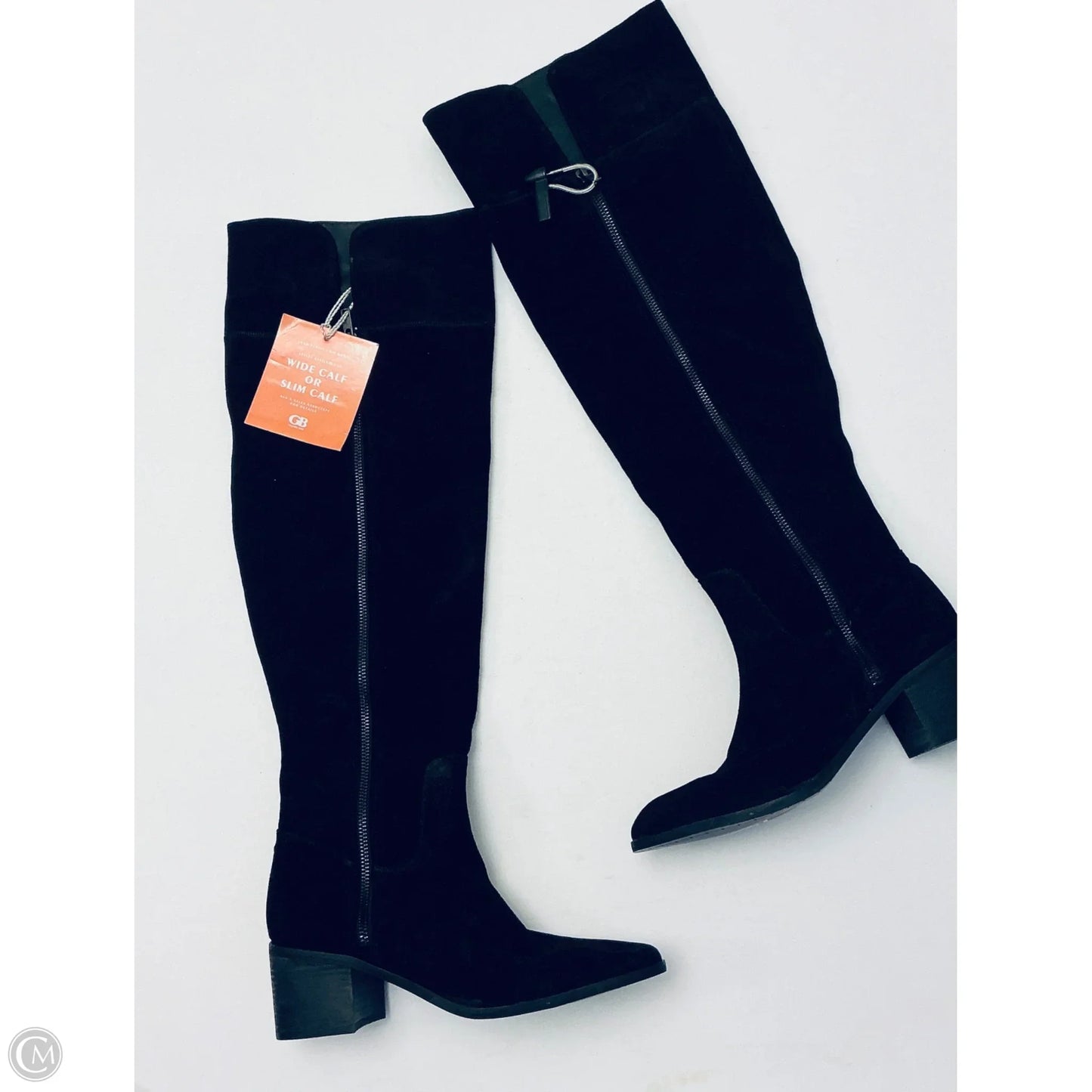 Boots Leather By Gianni Bini In Black, Size: 9.5