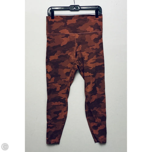 Athletic Leggings By Lululemon In Pink, Size: 12