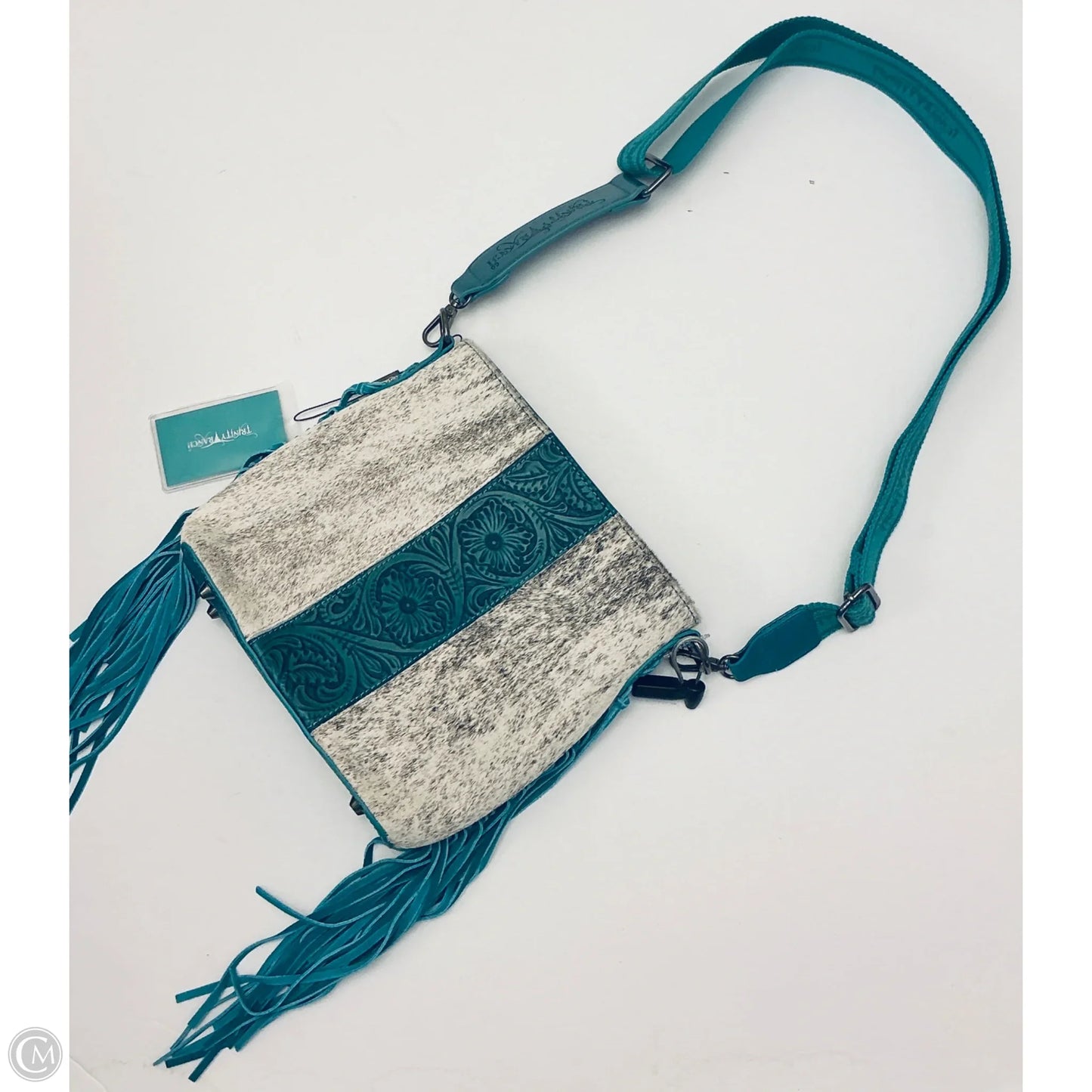 Handbag Leather By Clothes Mentor, Size: Medium