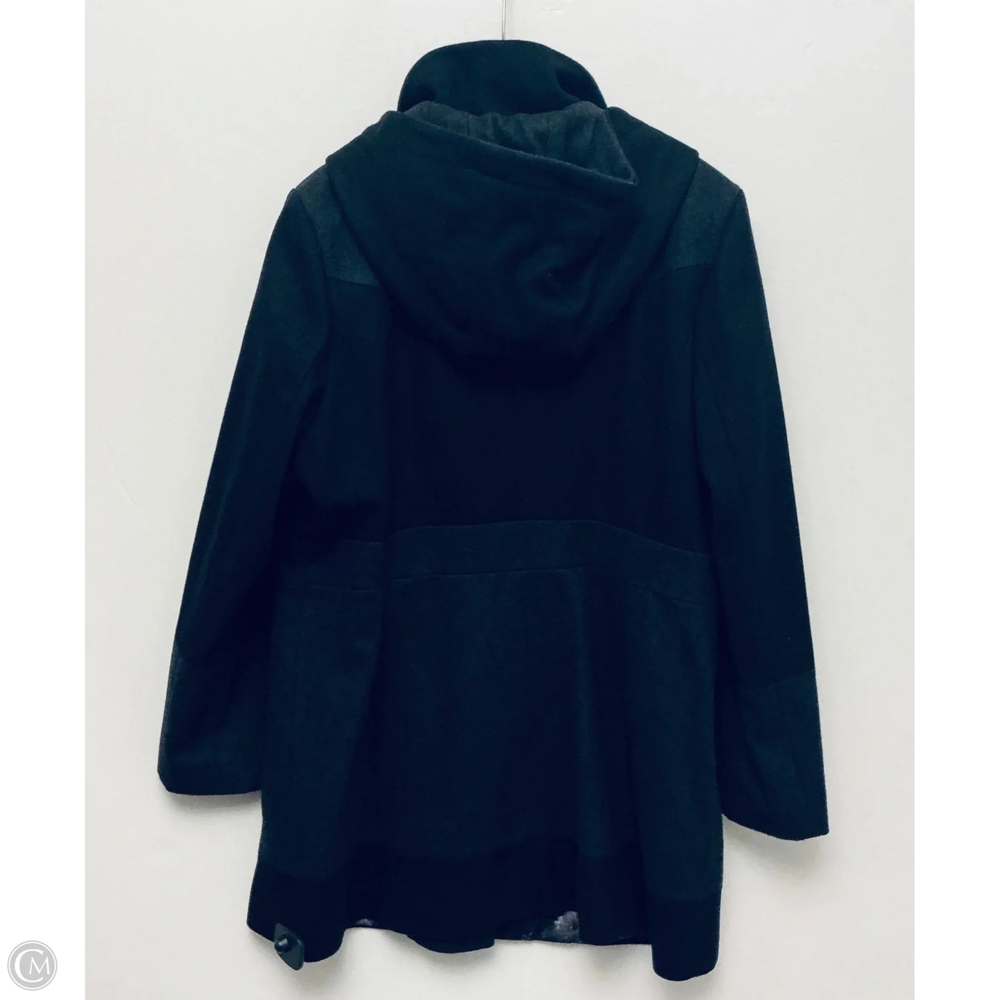 Coat Peacoat By Guess In Black, Size: Xxl