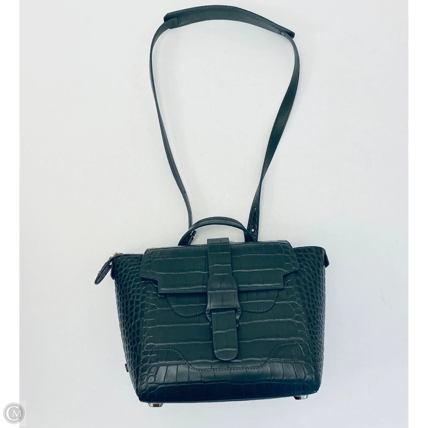 Handbag Leather By Cma, Size: Medium