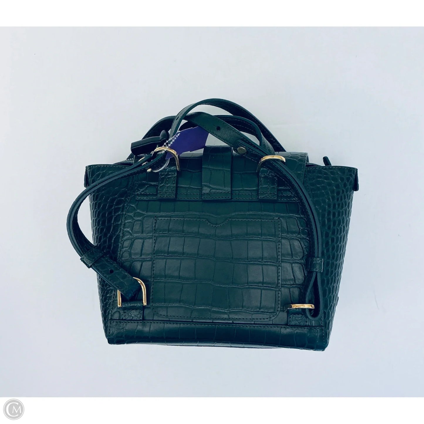 Handbag Leather By Cma, Size: Medium