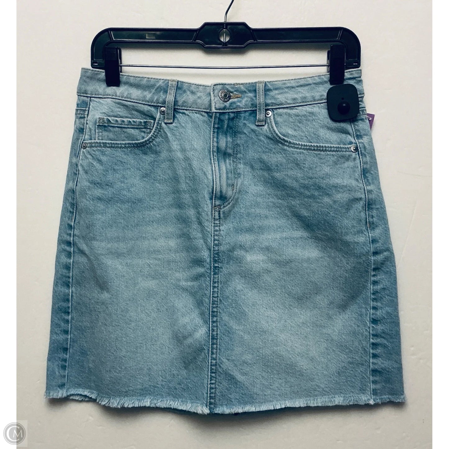 Skirt Mini & Short By Loft In Blue Denim, Size: 0