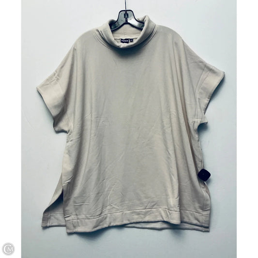 Top Short Sleeve By Mono B In Cream, Size: 2x