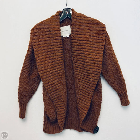 Sweater Cardigan By Anthropologie In Orange, Size: Xs