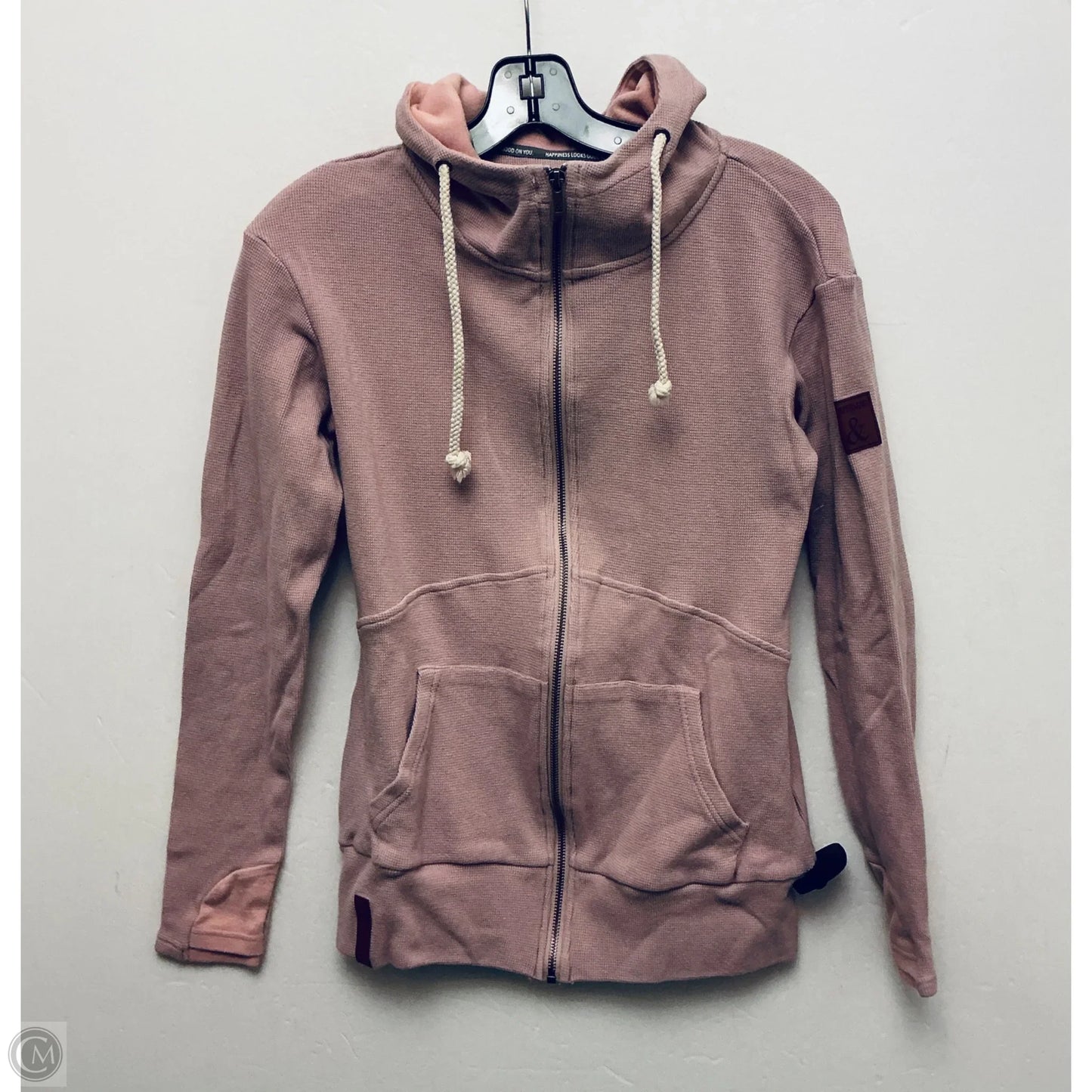 Sweatshirt Hoodie By Clothes Mentor In Pink, Size: Xs