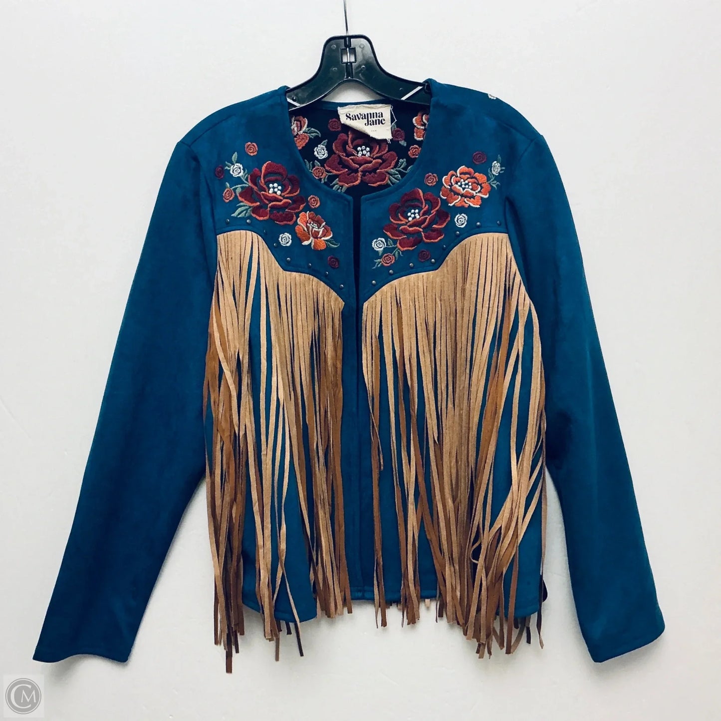 Jacket Other By Savanna Jane In Blue, Size: L