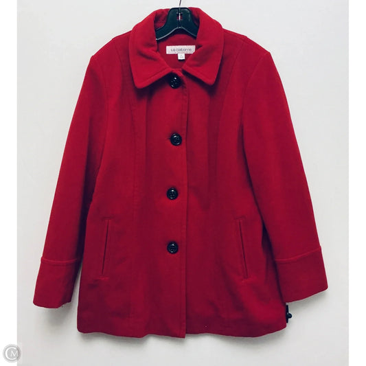 Coat Other By Liz Claiborne In Red, Size: Xl